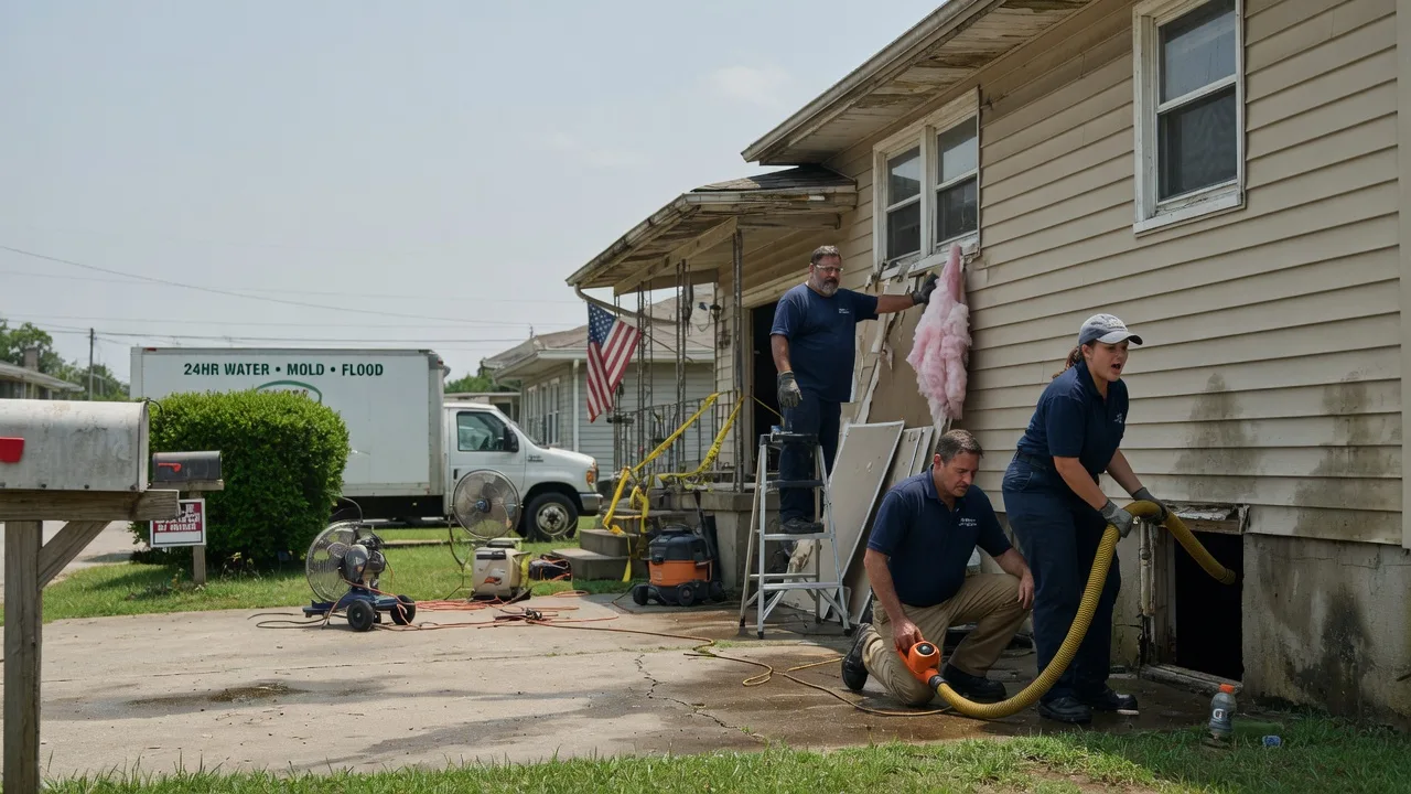 Water Damage Repair in Halstead, KS near me